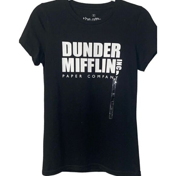 Dunder Mifflin Paper Co. New Fitted Tee by Ripple Junction - Picture 1 of 6